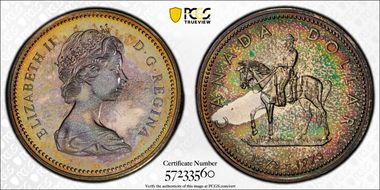 1973 S$1 R.C.M.P. Ag SP66