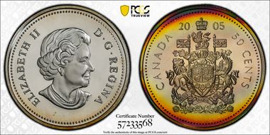 2005 50C Silver PR68DCAM