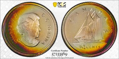 2005 10C Silver PR69DCAM