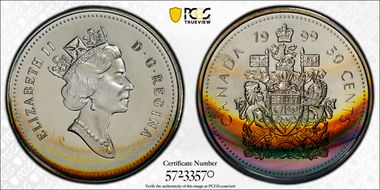 1999 50C Silver PR69DCAM