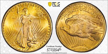 1927 $20 MS66+