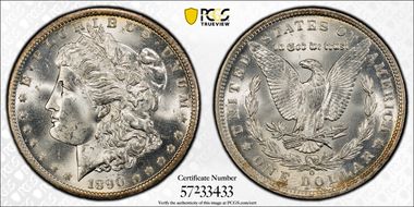1890-O $1 MS65