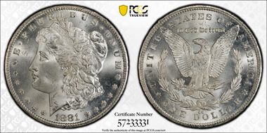 1881-CC $1 MS66