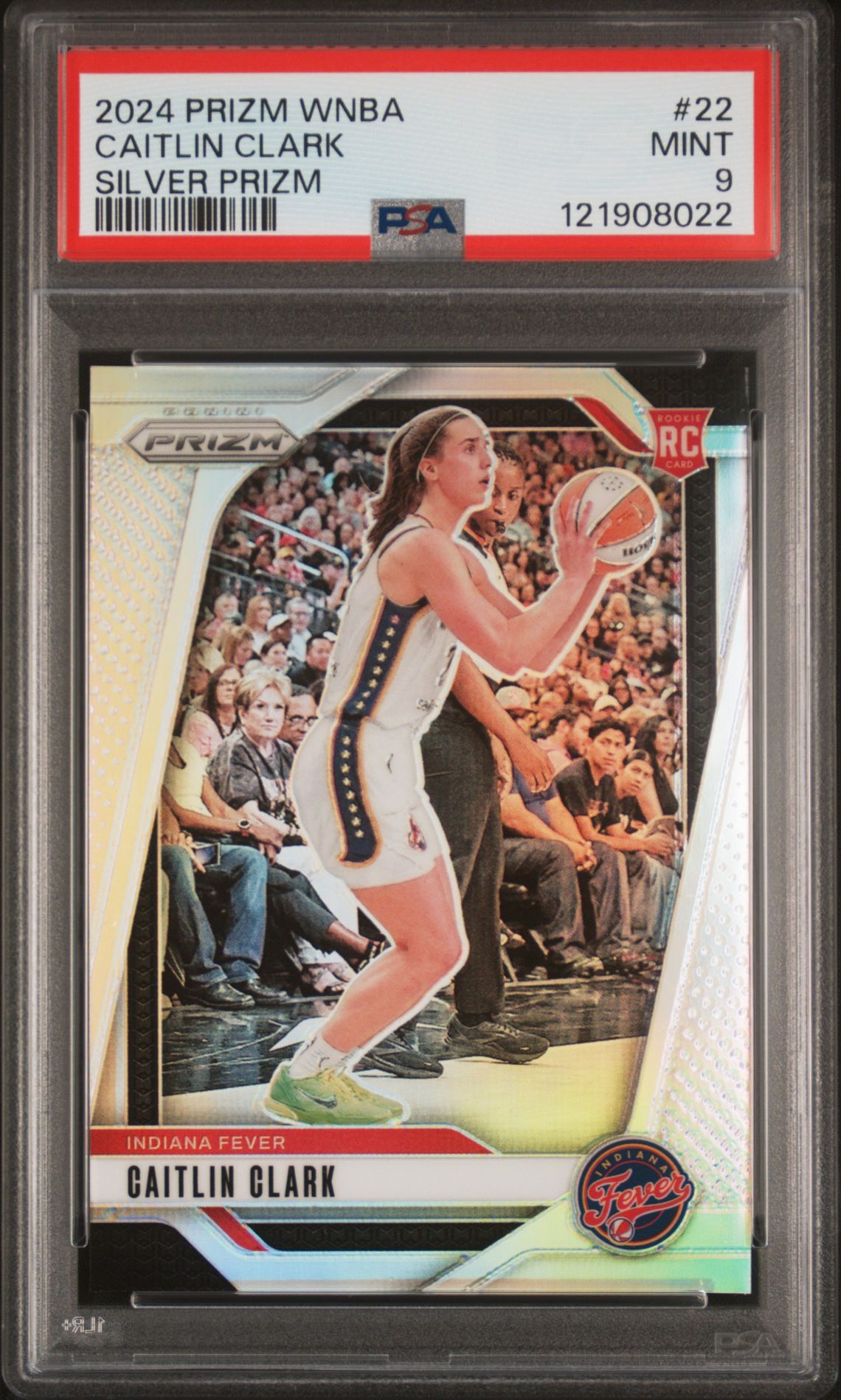 2024 Panini Prizm Wnba Caitlin Clark #22 (Silver Prizm) Mint 9 front