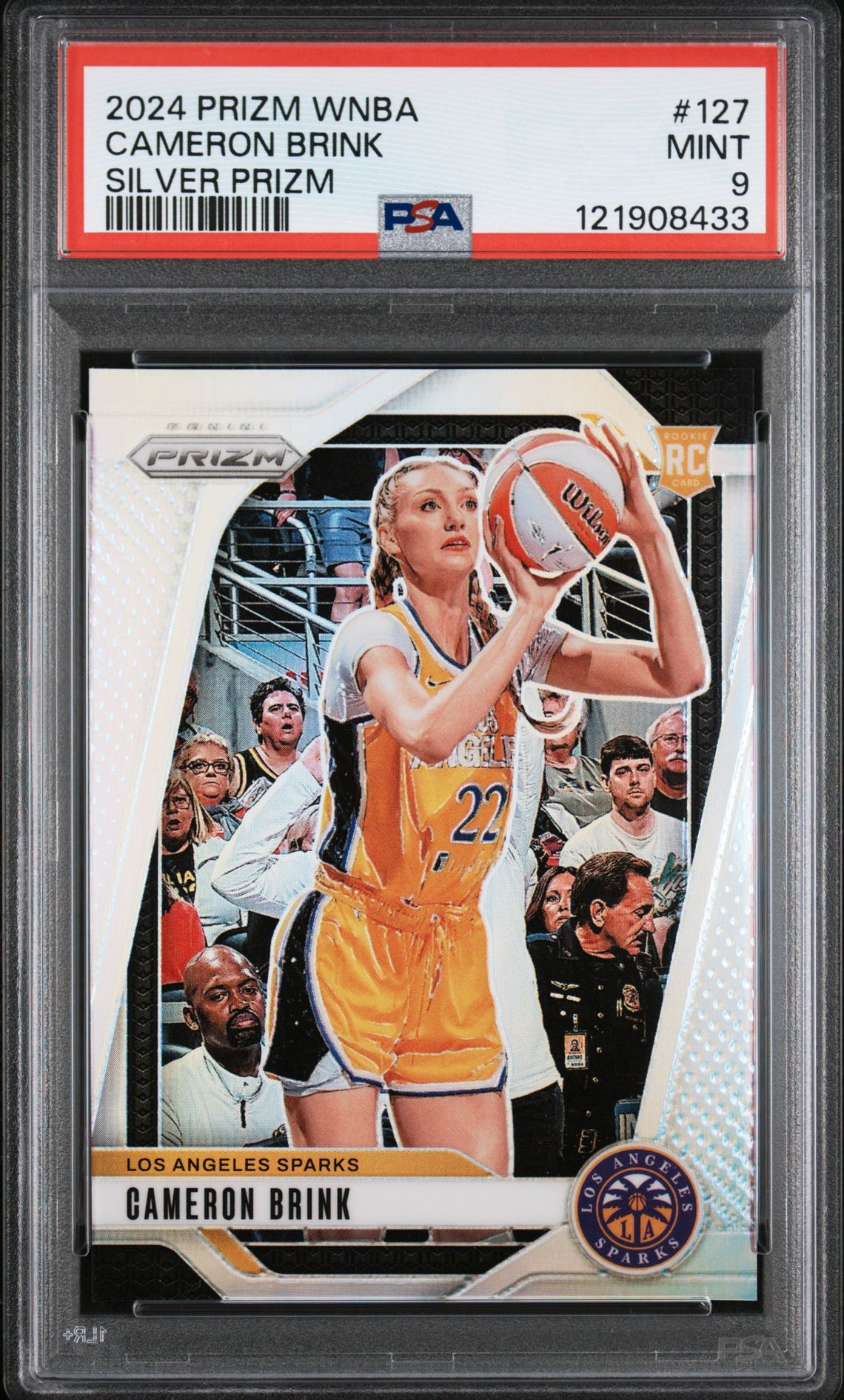 2024 Panini Prizm Wnba Cameron Brink #127 (Silver Prizm) Mint 9 front