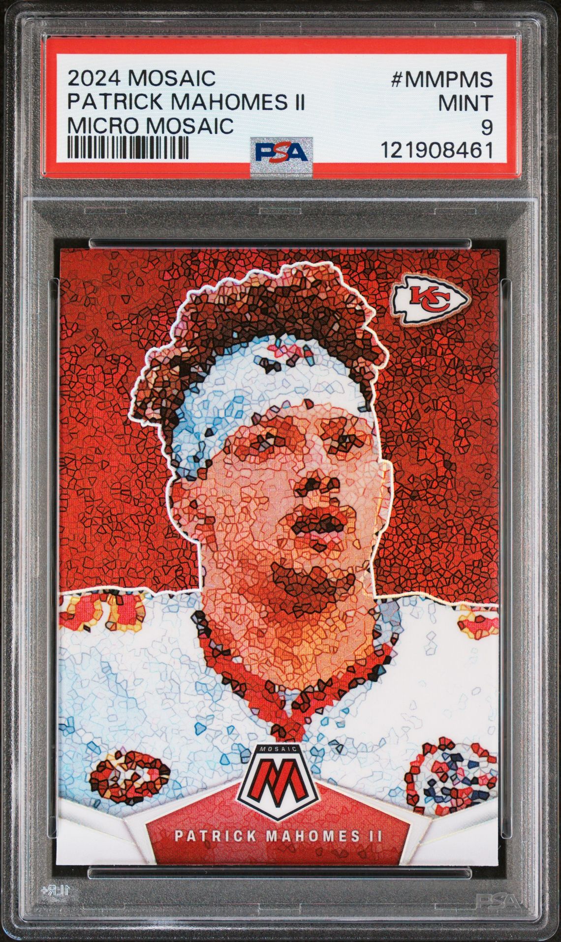 2024 Panini Mosaic Micro Mosaic Patrick Mahomes Ii #Mmpms Mint 9 front