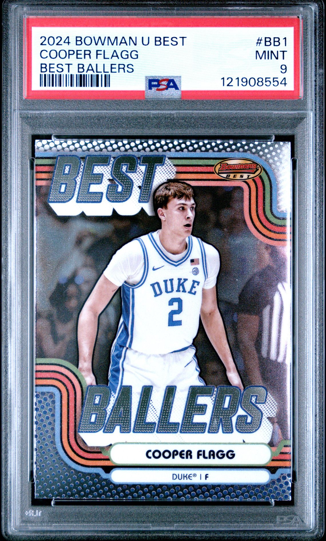 2024 Bowman University Best Best Ballers Cooper Flagg #Bb1 (Best Ballers) Mint 9 front