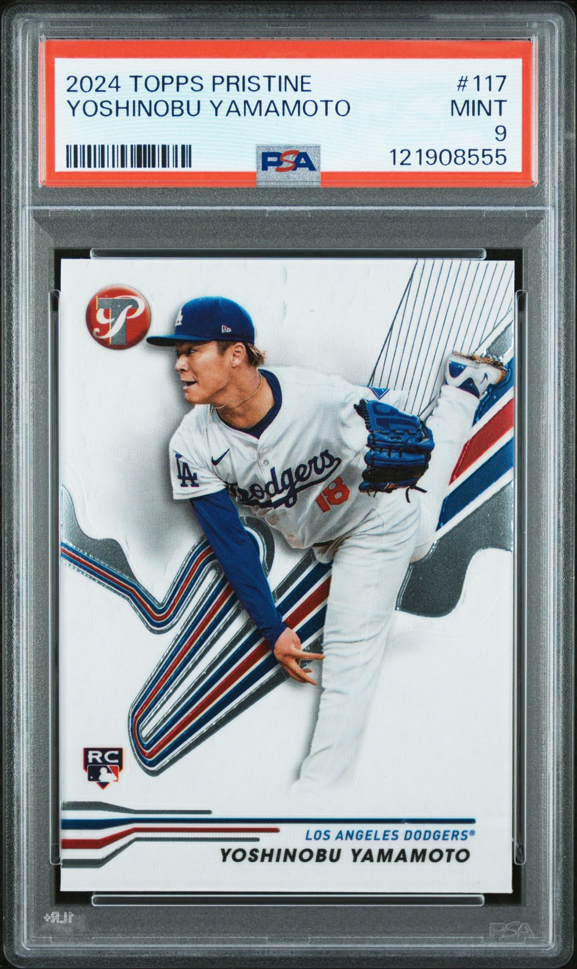 2024 Topps Pristine Yoshinobu Yamamoto #117 Mint 9 front