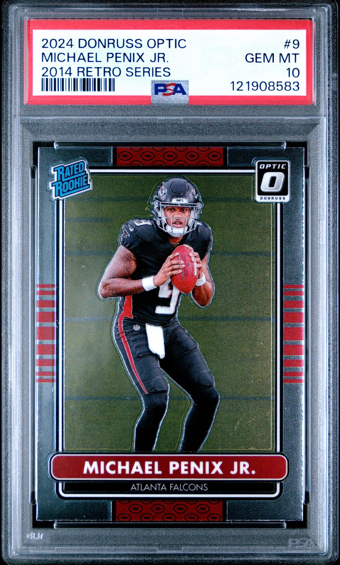 2024 Panini Donruss Optic 2014 Retro Series Michael Penix Jr. #9 Gem Mt 10 front