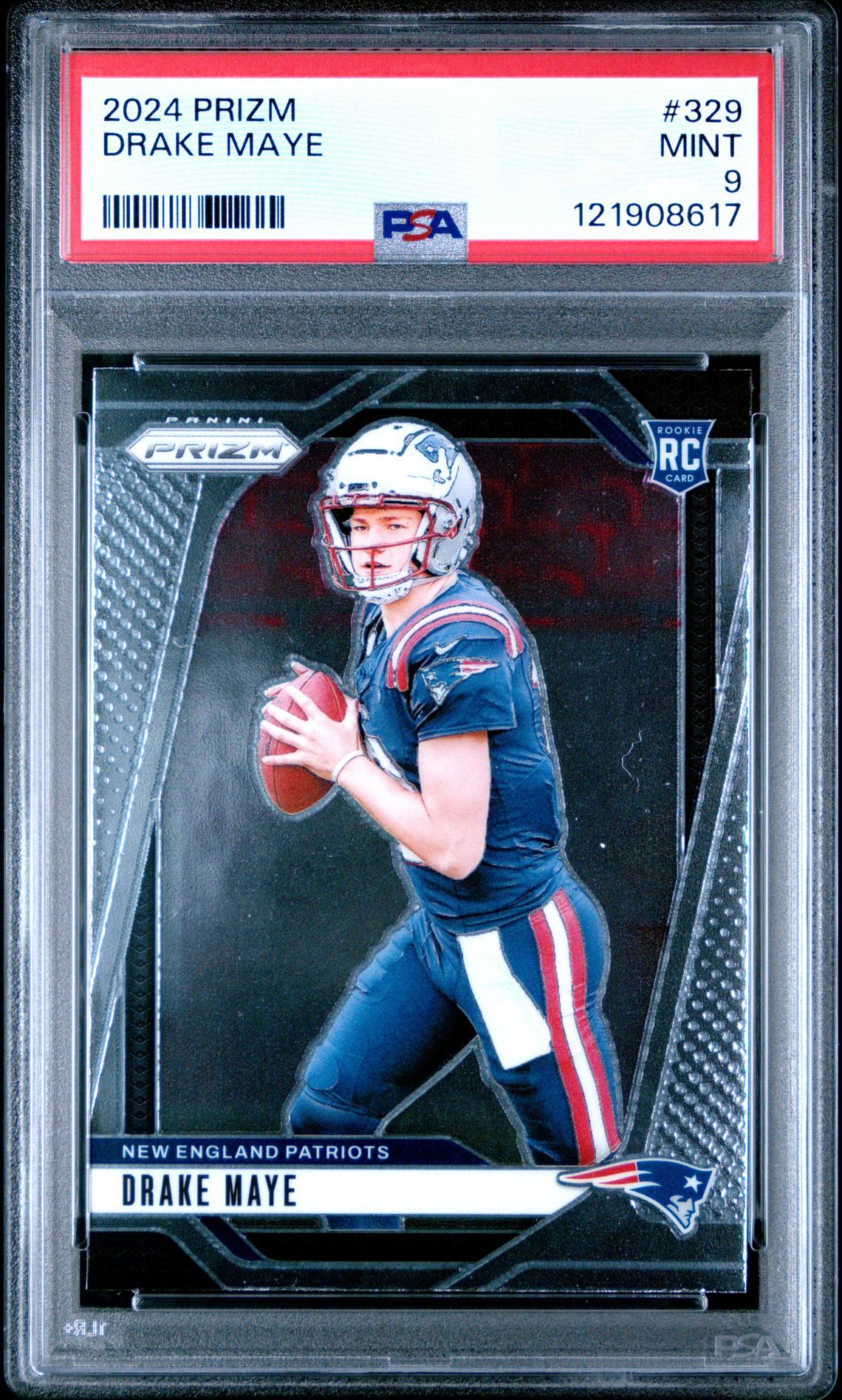 2024 Panini Prizm Drake Maye #329 Mint 9 front