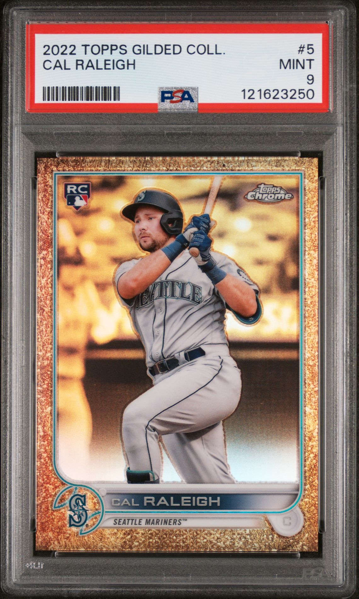 2022 Topps TOPPS GILDED COLLECTION #5 Cal Raleigh front