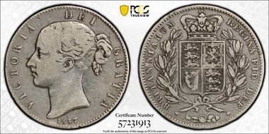 1847 Crown S-3882 Young Head F15