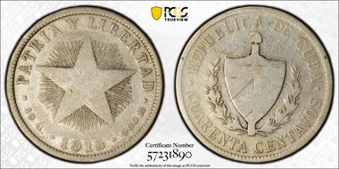 1915 40C Low Relief VG10