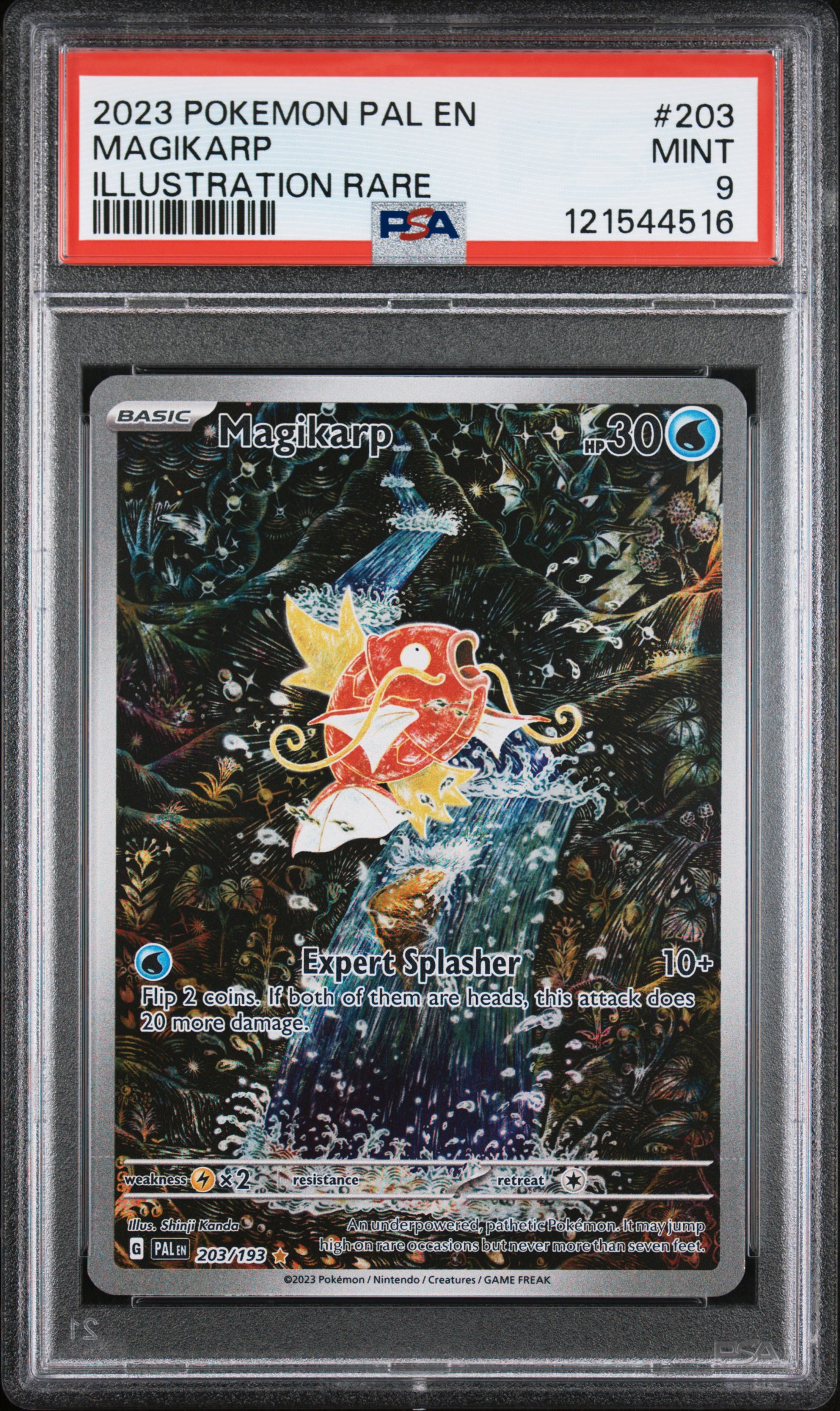2023 #203 Magikarp PSA 9 Pal EN-Paldea Evolved