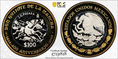 "2005" (2006)Mo 100 P 400th Ann Don Quijote PL68