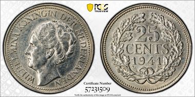 1941 25C KM-164  Ag N1