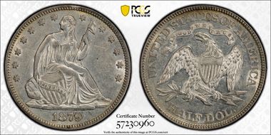 1879 50C AU55