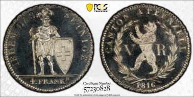 1816 4 Fr KM-12 MS64PL