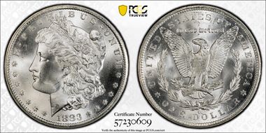 1883-CC $1 MS66+