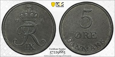 1951 NS 5 Øre Straight 5 KM-843.1 MS61