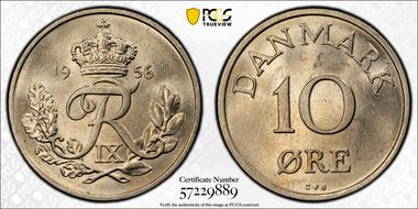 1956 CS 10 Øre MS64