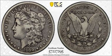 1900-O/CC $1 VAM 12 F15