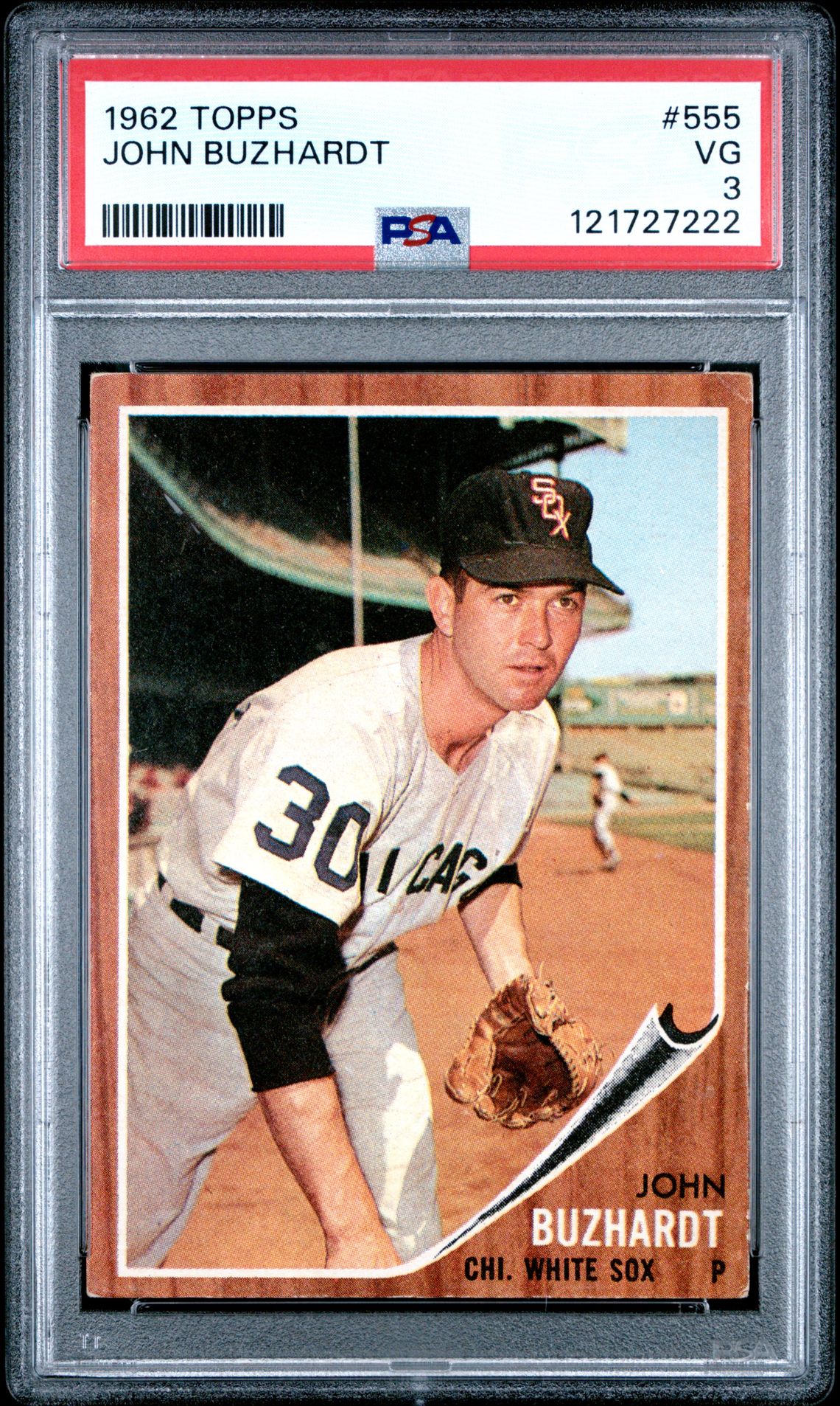 1962 Topps TOPPS #555 John Buzhardt front