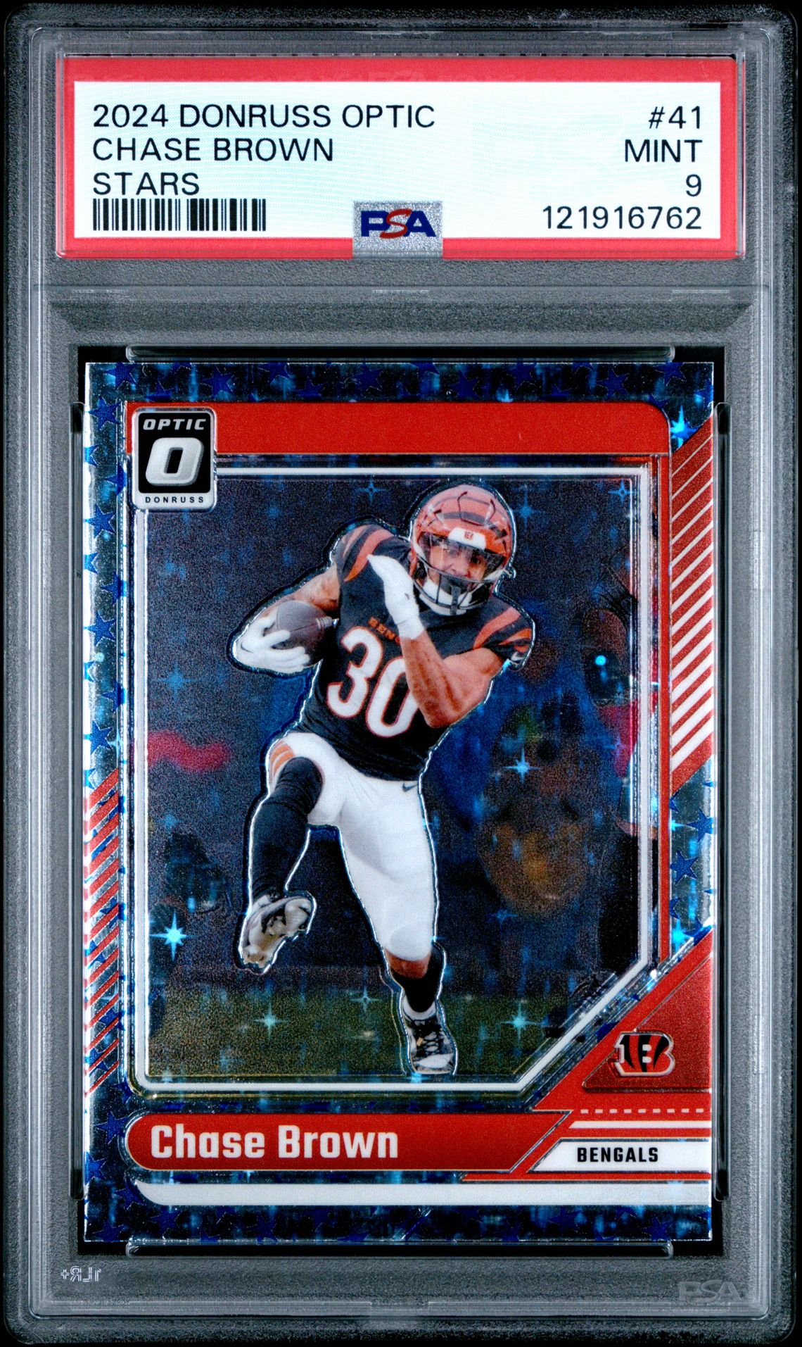 2024 Panini Donruss Optic Chase Brown #41 (Stars) Mint 9 front