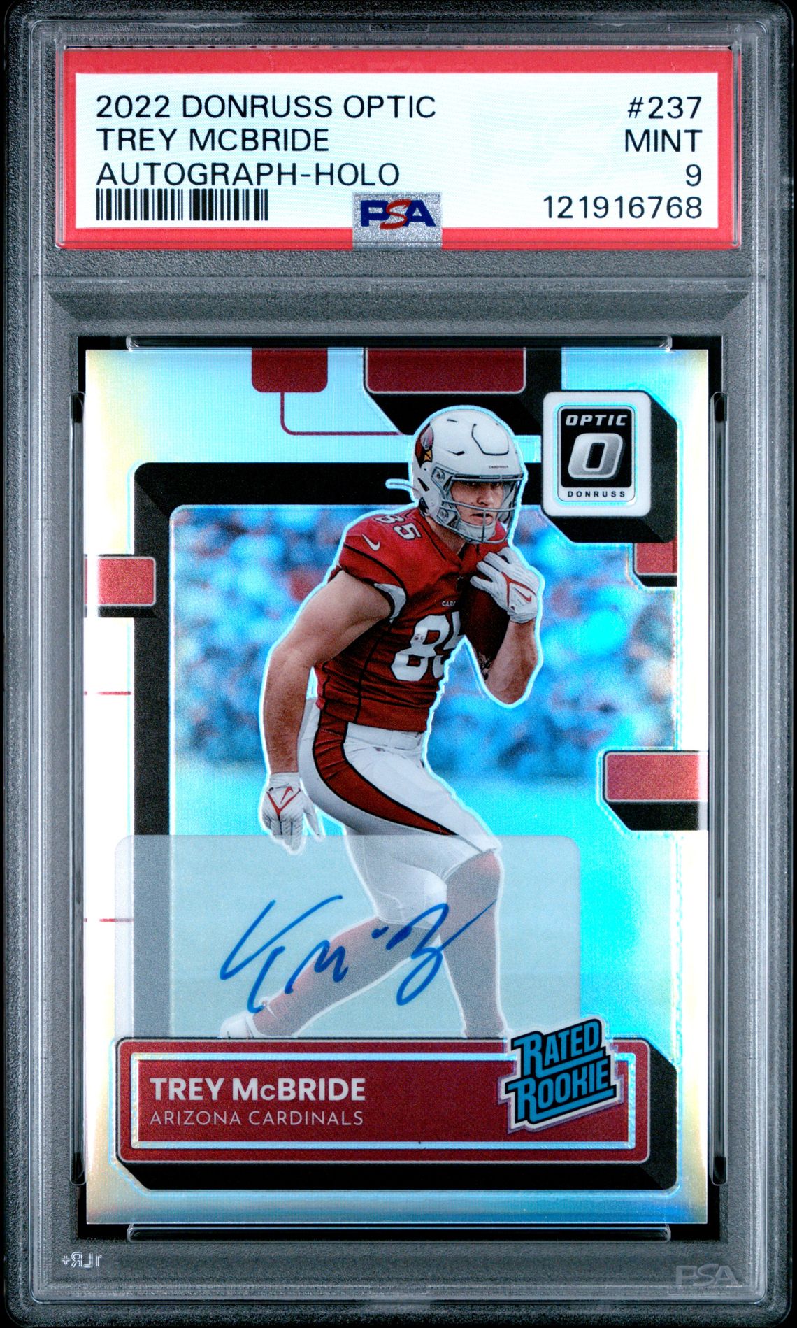 2022 Panini Donruss Optic Trey Mcbride #237 (Autograph-Holo) Mint 9 front