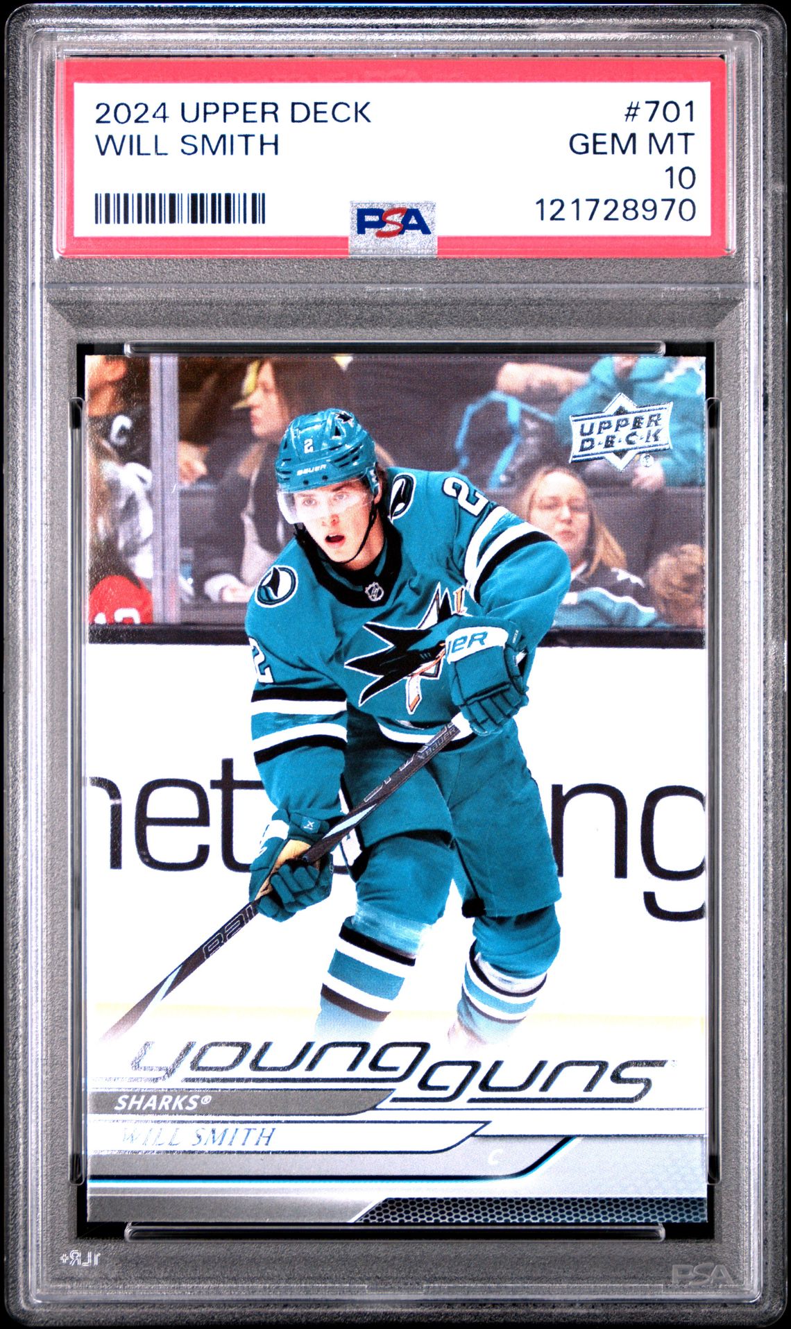 2024 Upper Deck Will Smith #701 Gem Mt 10 front