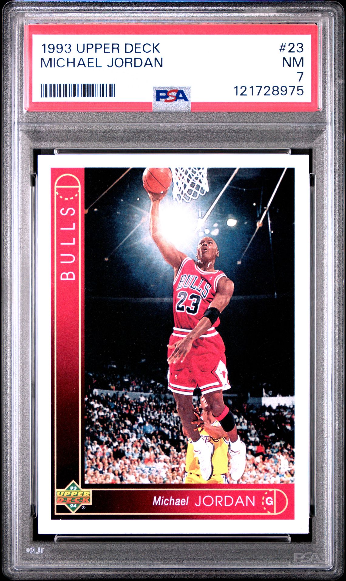 1993 Upper Deck Michael Jordan #23 Nm 7 front