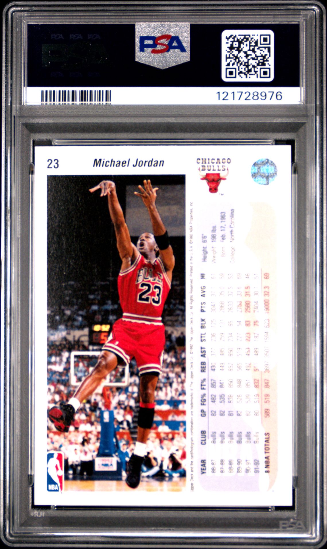 1992 Upper Deck Michael Jordan #23 Nm-Mt 8 back