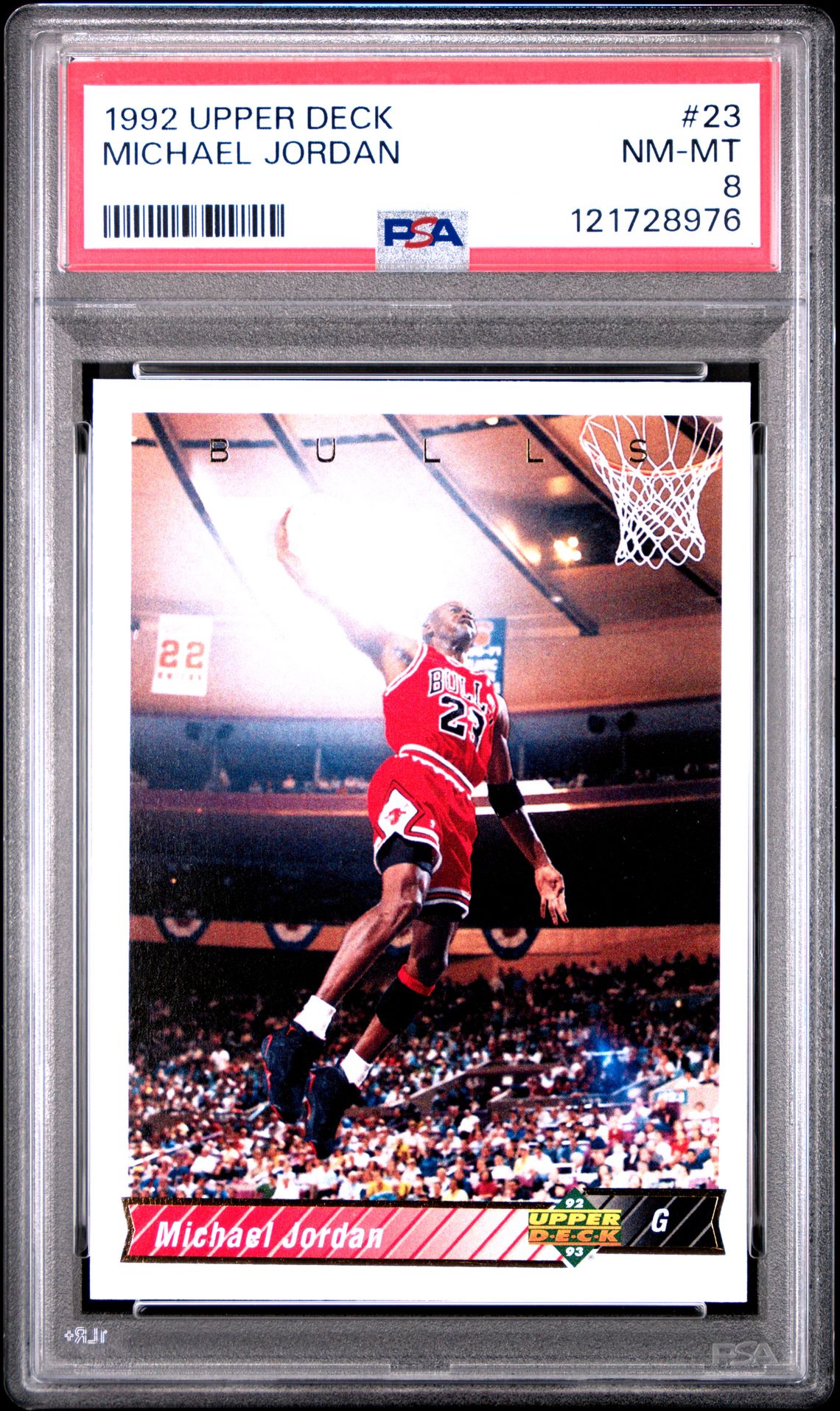 1992 Upper Deck Michael Jordan #23 Nm-Mt 8 front