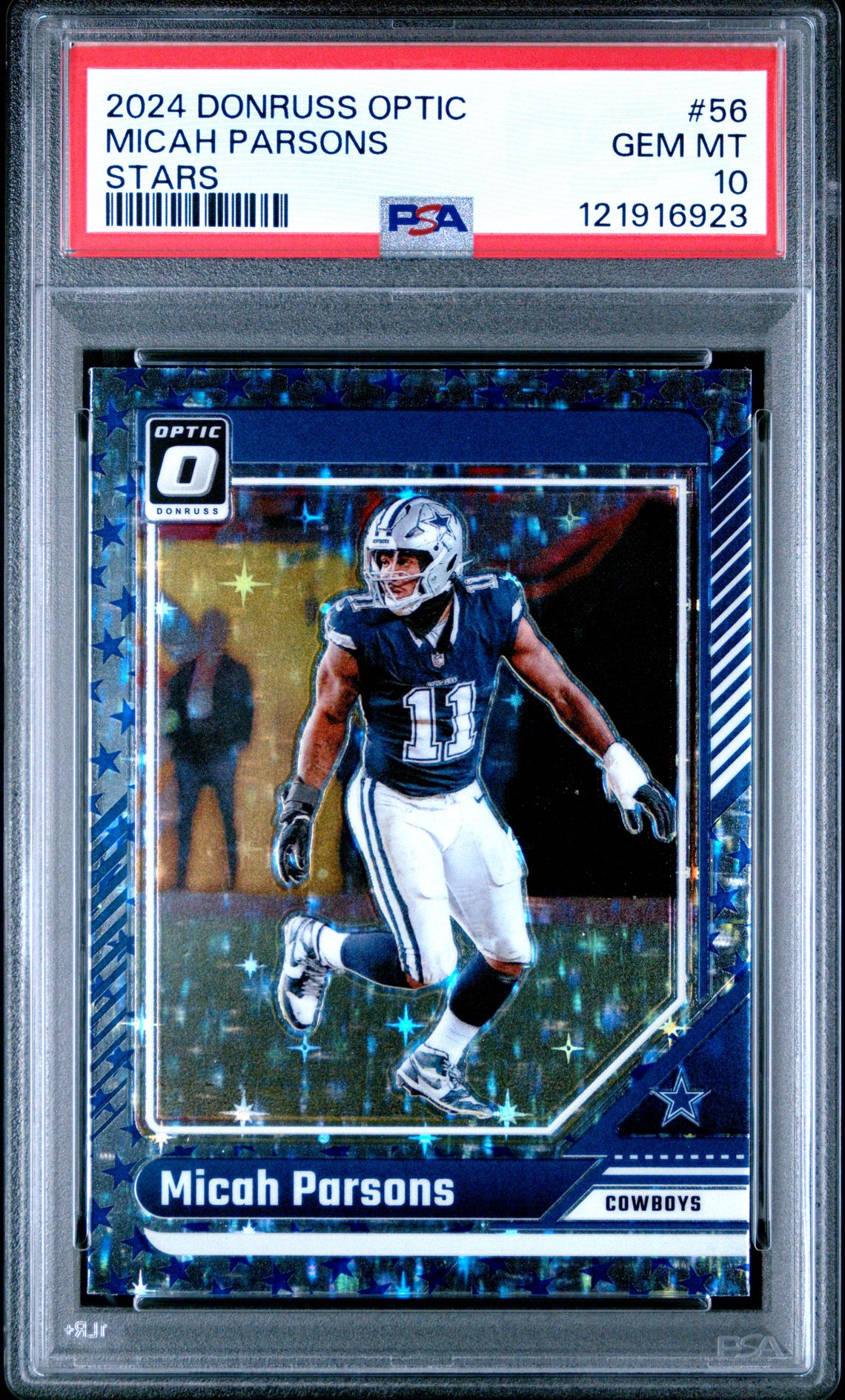 2024 Panini Donruss Optic Micah Parsons #56 (Stars) Gem Mt 10 front