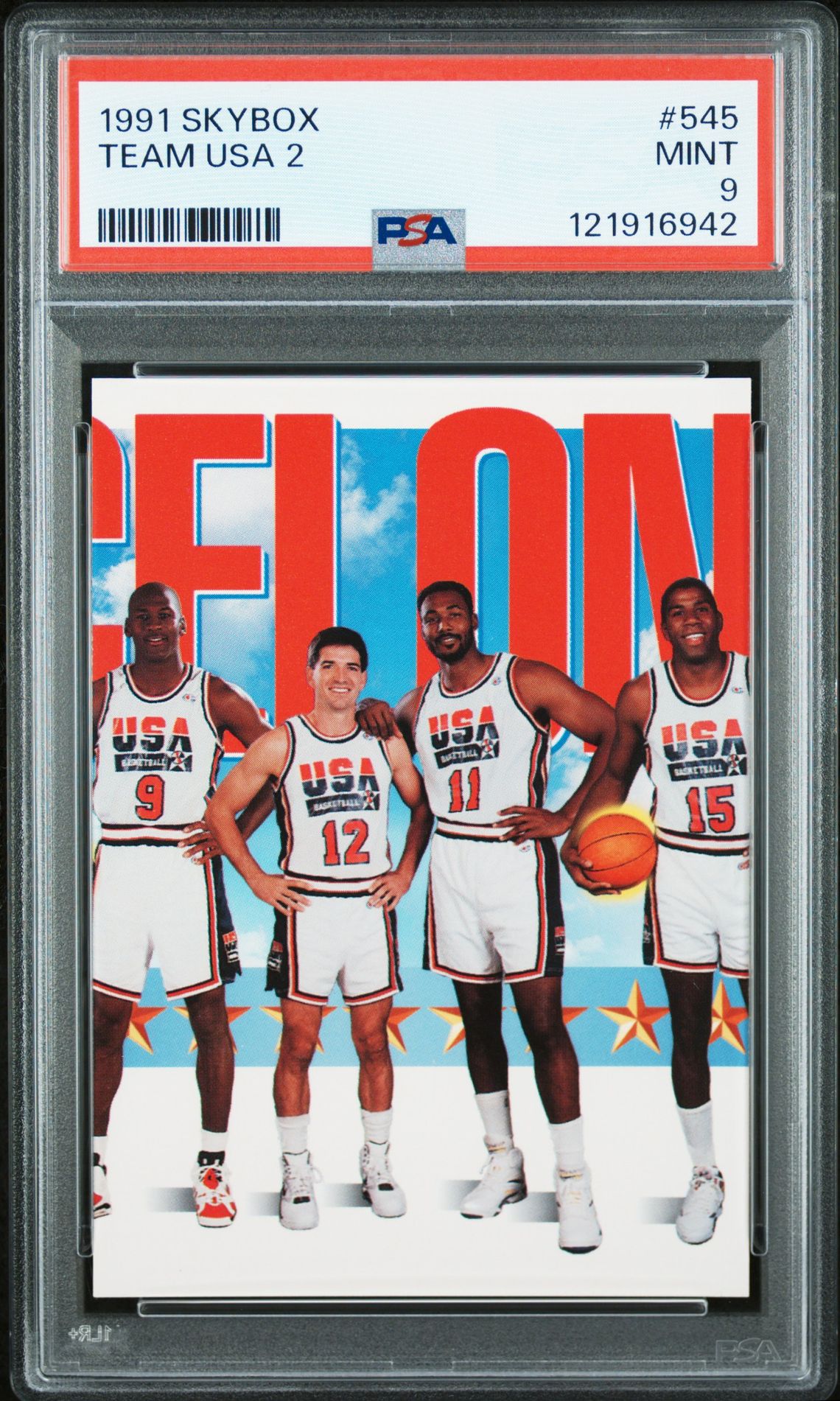 1991 Skybox Team Usa 2 #545 Mint 9 front
