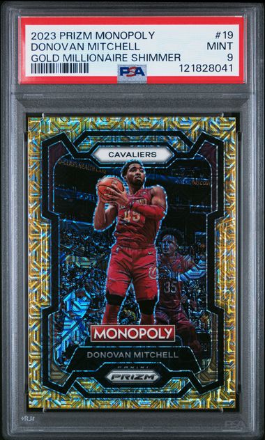 2023 Panini Prizm Gold #19 Donovan Mitchell front