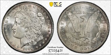 1890-CC $1 MS63