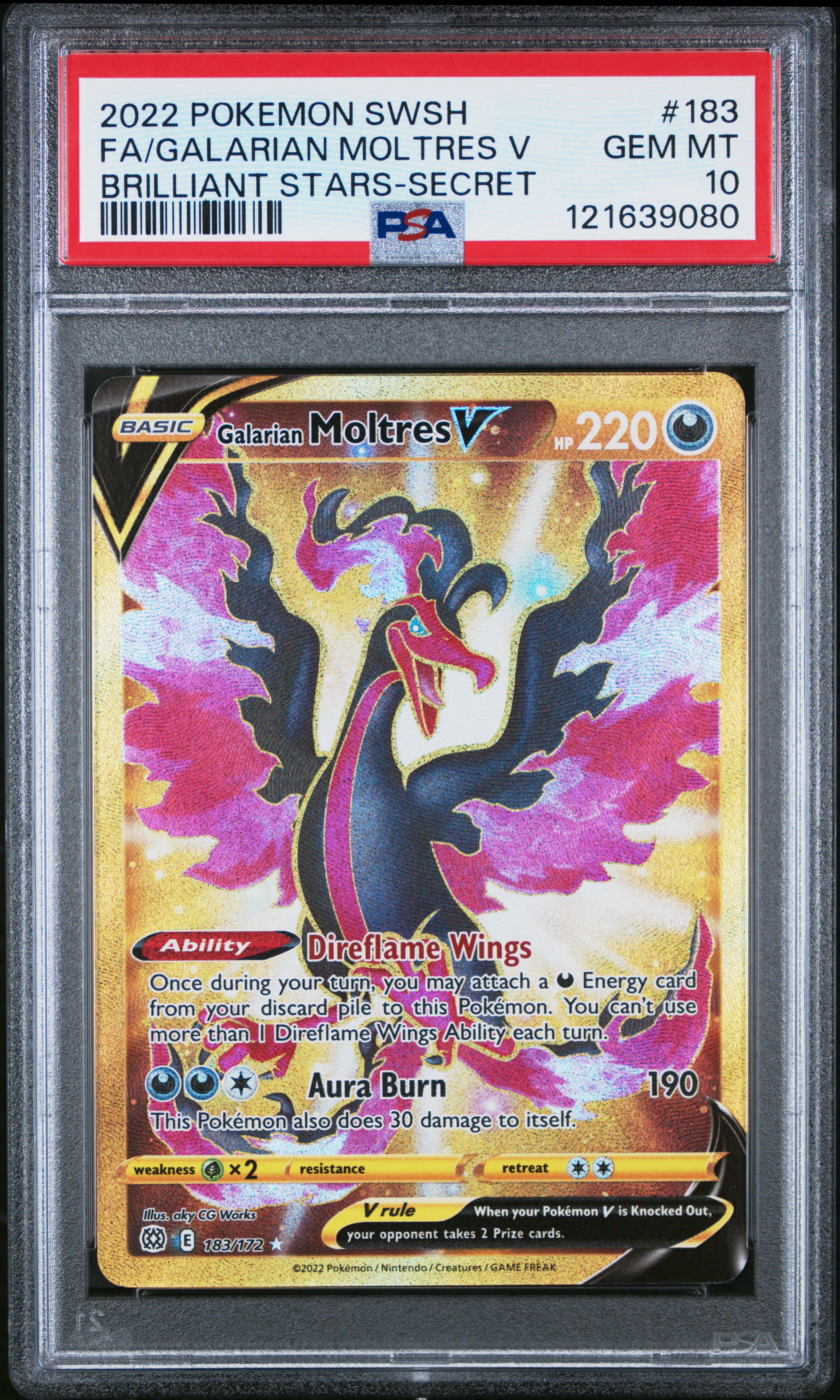 Galarian Moltres V #183