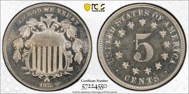 1872 5C PR66