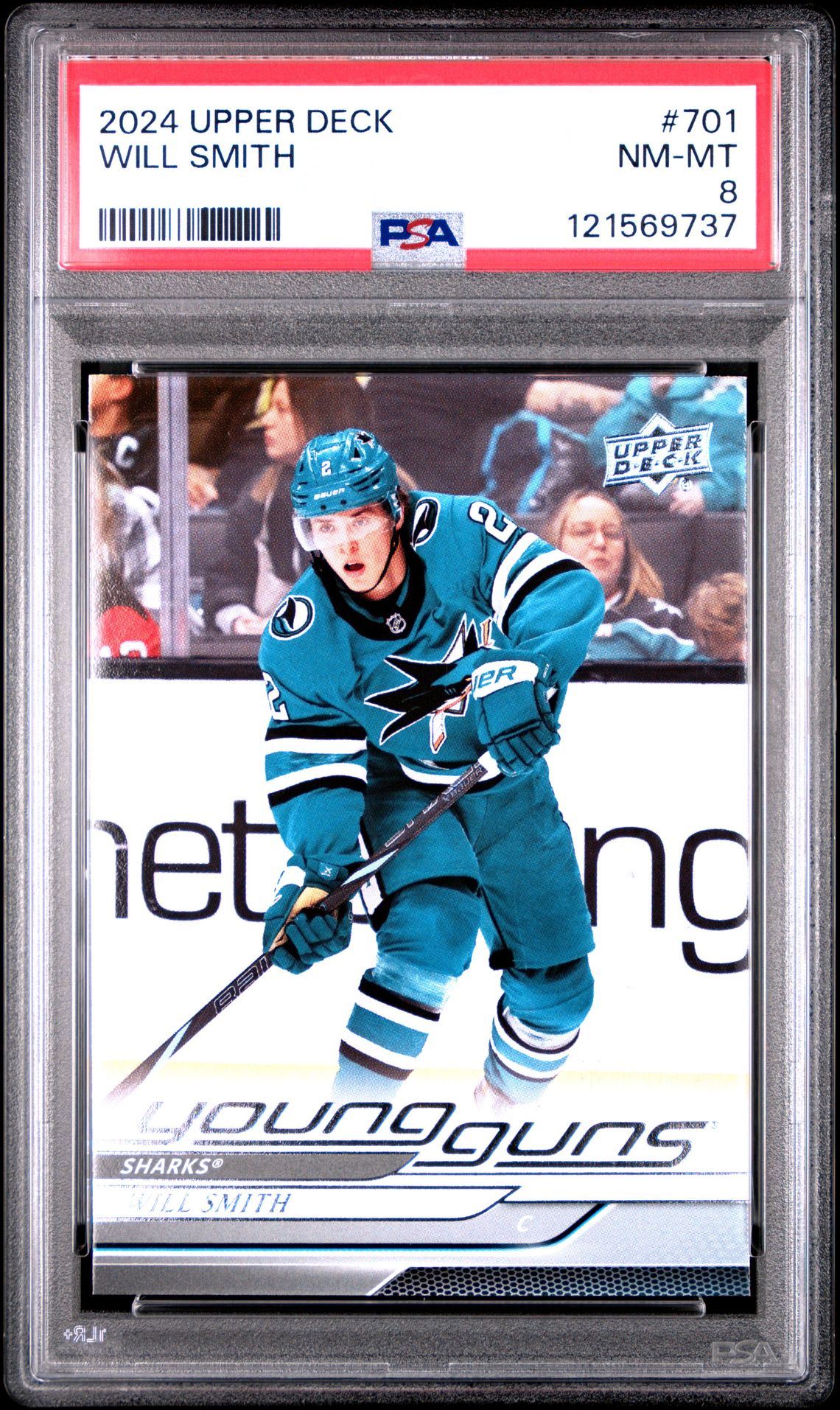 2024 Upper Deck Will Smith #701 Nm-Mt 8 front