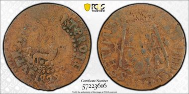 1829-M F Quarto Calico-94 Regular Date VG10BN