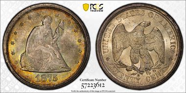 1875-S 20C MS66