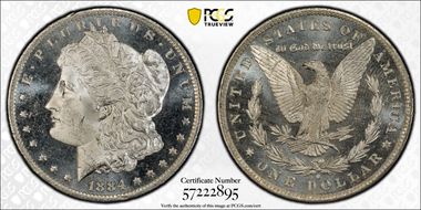 1884-O $1 MS66PL