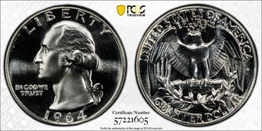 1964 25C PR68
