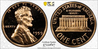 1959 1C PR66CAM