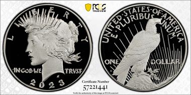 2023-S $1 Peace Dollar PR69DCAM