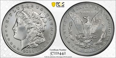 2023 $1 Morgan Dollar MS70