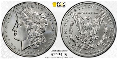 2024 $1 Morgan Dollar MS70
