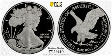 2024-W  $1 Silver Eagle PR69DCAM