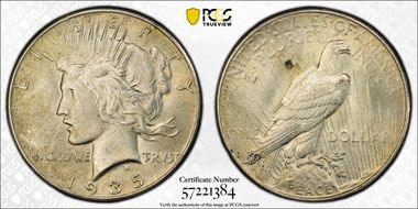 1935 $1 MS63